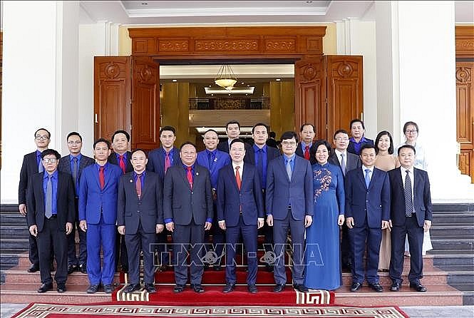 Đồng chí Võ Văn Thưởng tiếp đoàn Đại biểu Đoàn Thanh niên Nhân dân Cách mạng Lào Đồng chí Võ Văn Thưởng tiếp đoàn Đại biểu Đoàn Thanh niên Nhân dân Cách mạng Lào
