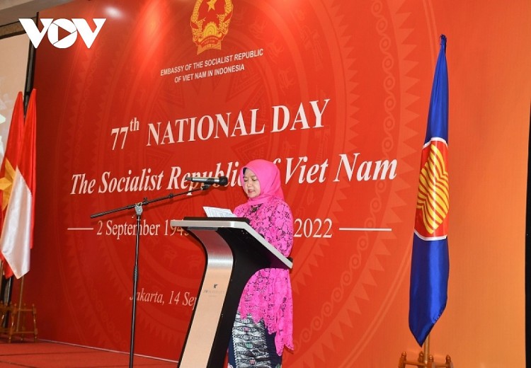 Thứ trưởng Bộ Biển và Nghề cá (KKP) Indonesia phát biểu tại buổi lễ (Ảnh: VOV). Thứ trưởng Bộ Biển và Nghề cá (KKP) Indonesia phát biểu tại buổi lễ (Ảnh: VOV).