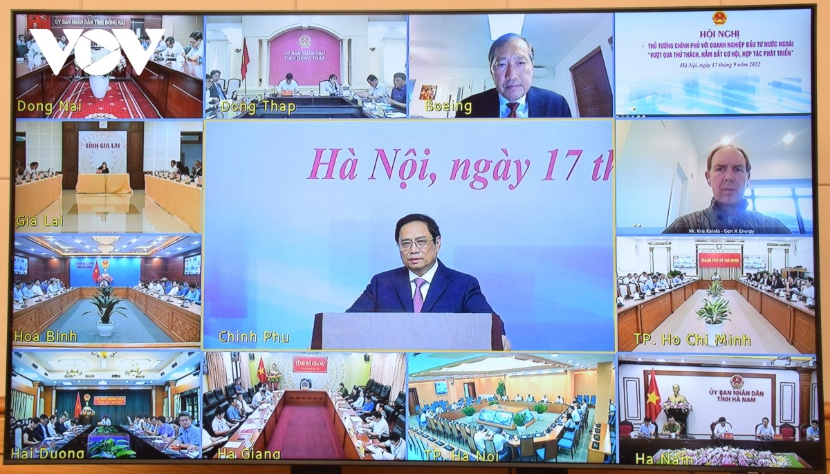 Hội nghị Thủ tướng Chính phủ với doanh nghiệp đầu tư nước ngoài Hội nghị Thủ tướng Chính phủ với doanh nghiệp đầu tư nước ngoài