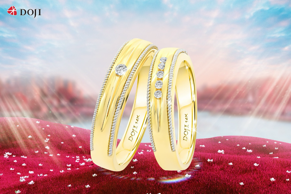 Trang sức cưới Wedding Land gửi gắm những nguyện ước tình yêu vĩnh cửu.
