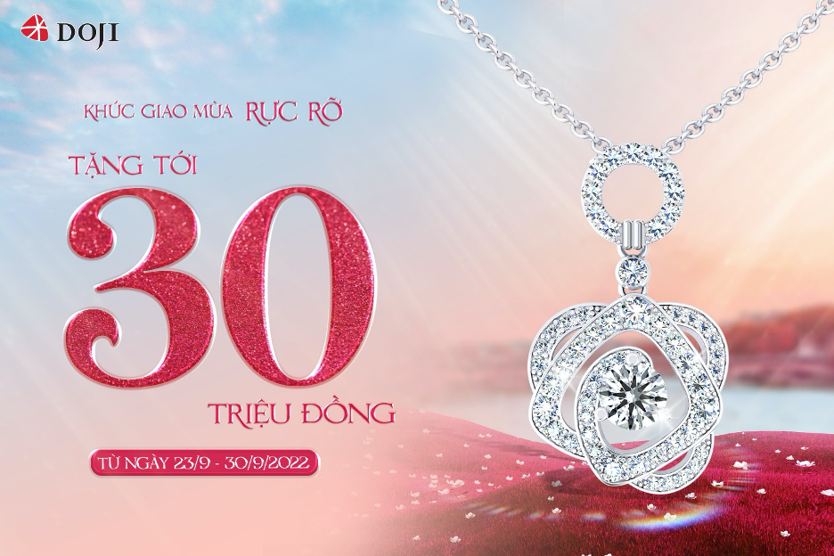 Khúc giao mùa rực rỡ cùng Trang sức DOJI.