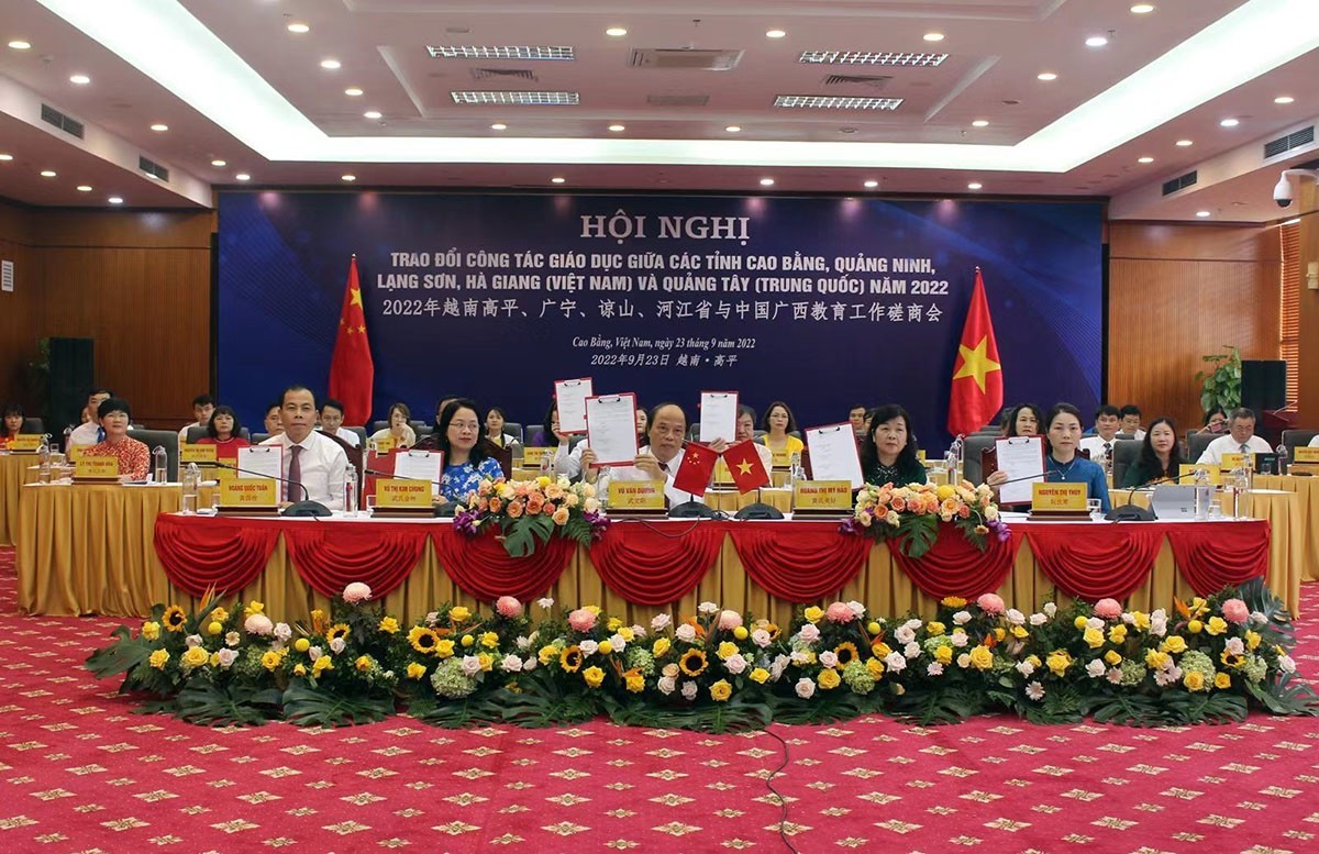 Vietnam's side at the event. Photo: baoquocte.vn Vietnam's side at the event. Photo: baoquocte.vn
