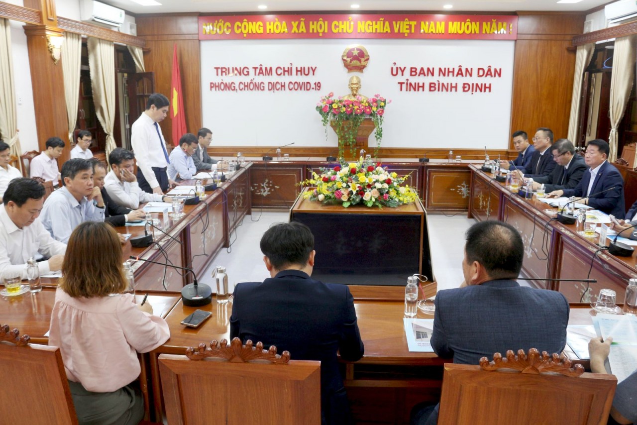 Thúc đẩy quan hệ hợp tác hữu nghị và đầu tư giữa Bình Định và Hiệp hội VKBIA (Hàn Quốc) Thúc đẩy quan hệ hợp tác hữu nghị và đầu tư giữa Bình Định và Hiệp hội VKBIA (Hàn Quốc)