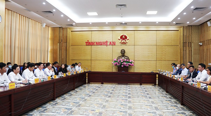 Nhiều cơ hội hợp tác hấp dẫn giữa các doanh nghiệp Đài Loan với tỉnh Nghệ An Nhiều cơ hội hợp tác hấp dẫn giữa các doanh nghiệp Đài Loan với tỉnh Nghệ An