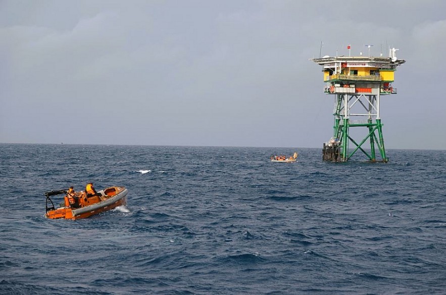 DK1 rig house - Sacred Milestones of Sovereignty at Sea DK1 rig house - Sacred Milestones of Sovereignty at Sea