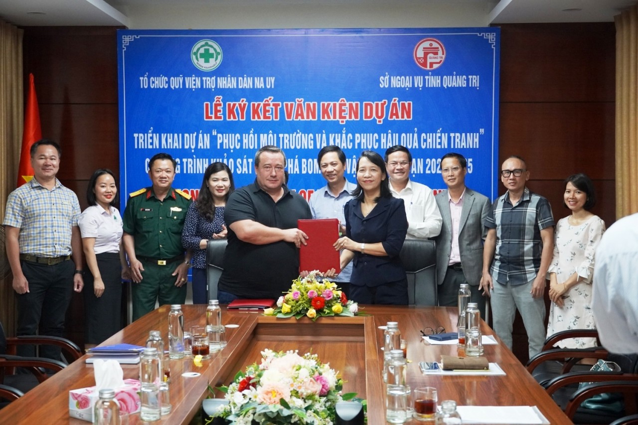 NPA (Na Uy) tiếp tục hỗ trợ Quảng Trị phục hồi môi trường và khắc phục hậu quả chiến tranh NPA (Na Uy) tiếp tục hỗ trợ Quảng Trị phục hồi môi trường và khắc phục hậu quả chiến tranh