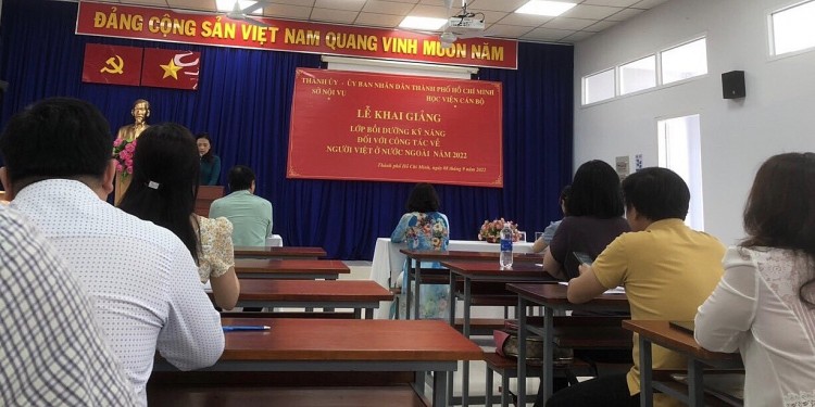 Thành phố Hồ Chí Minh: Bồi dưỡng kiến thức cho cán bộ làm công tác đối ngoại và kiều bào Thành phố Hồ Chí Minh: Bồi dưỡng kiến thức cho cán bộ làm công tác đối ngoại và kiều bào