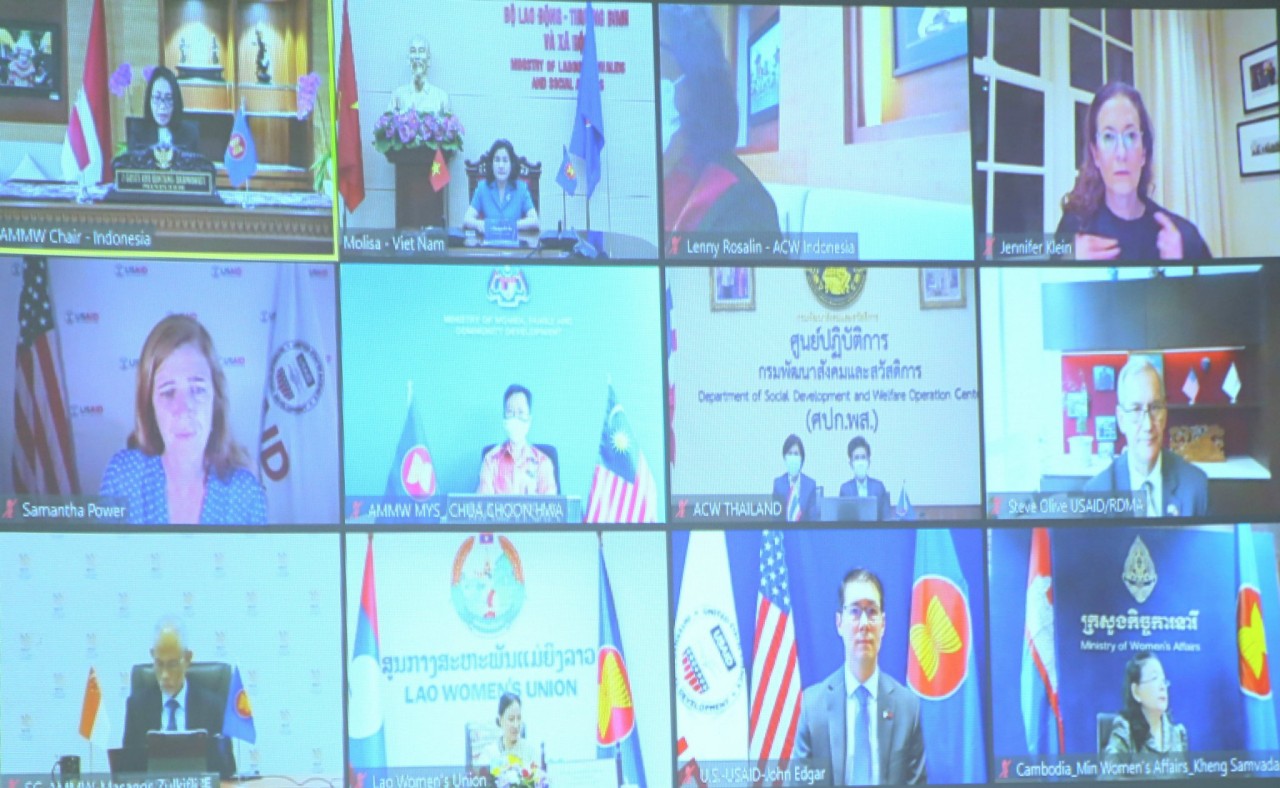 Đối thoại cấp Bộ trưởng ASEAN - Hoa Kỳ về bình đẳng giới và tăng cường quyền năng cho phụ nữ Đối thoại cấp Bộ trưởng ASEAN - Hoa Kỳ về bình đẳng giới và tăng cường quyền năng cho phụ nữ