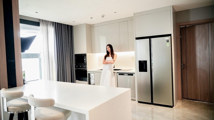 Nội thất liền tường cao cấp làm nên sự sang trọng cho căn penthouse Nội thất liền tường cao cấp làm nên sự sang trọng cho căn penthouse