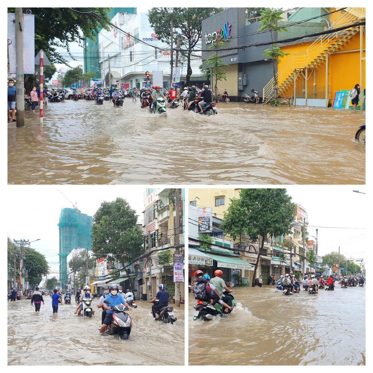 Cần Thơ cho học sinh tự học tại nhà 3 ngày do ảnh hưởng của triều cường Cần Thơ cho học sinh tự học tại nhà 3 ngày do ảnh hưởng của triều cường