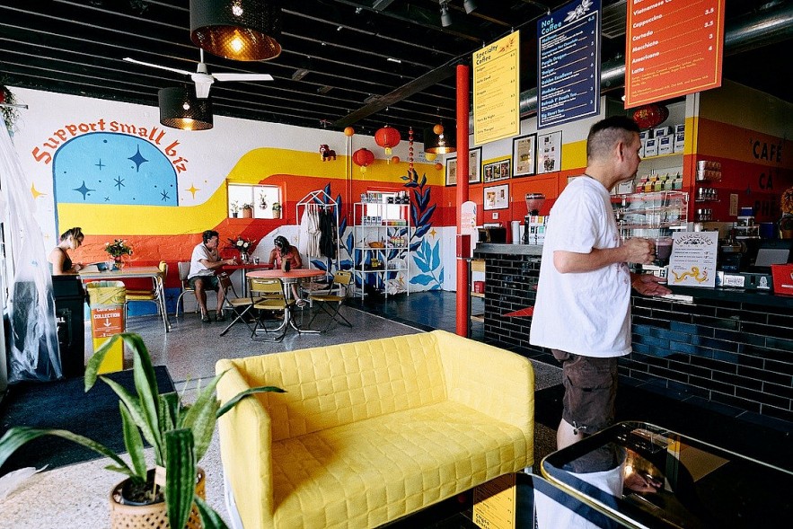 Cafe Cà Phê. Photo: Travis Young Photography. Cafe Cà Phê. Photo: Travis Young Photography.