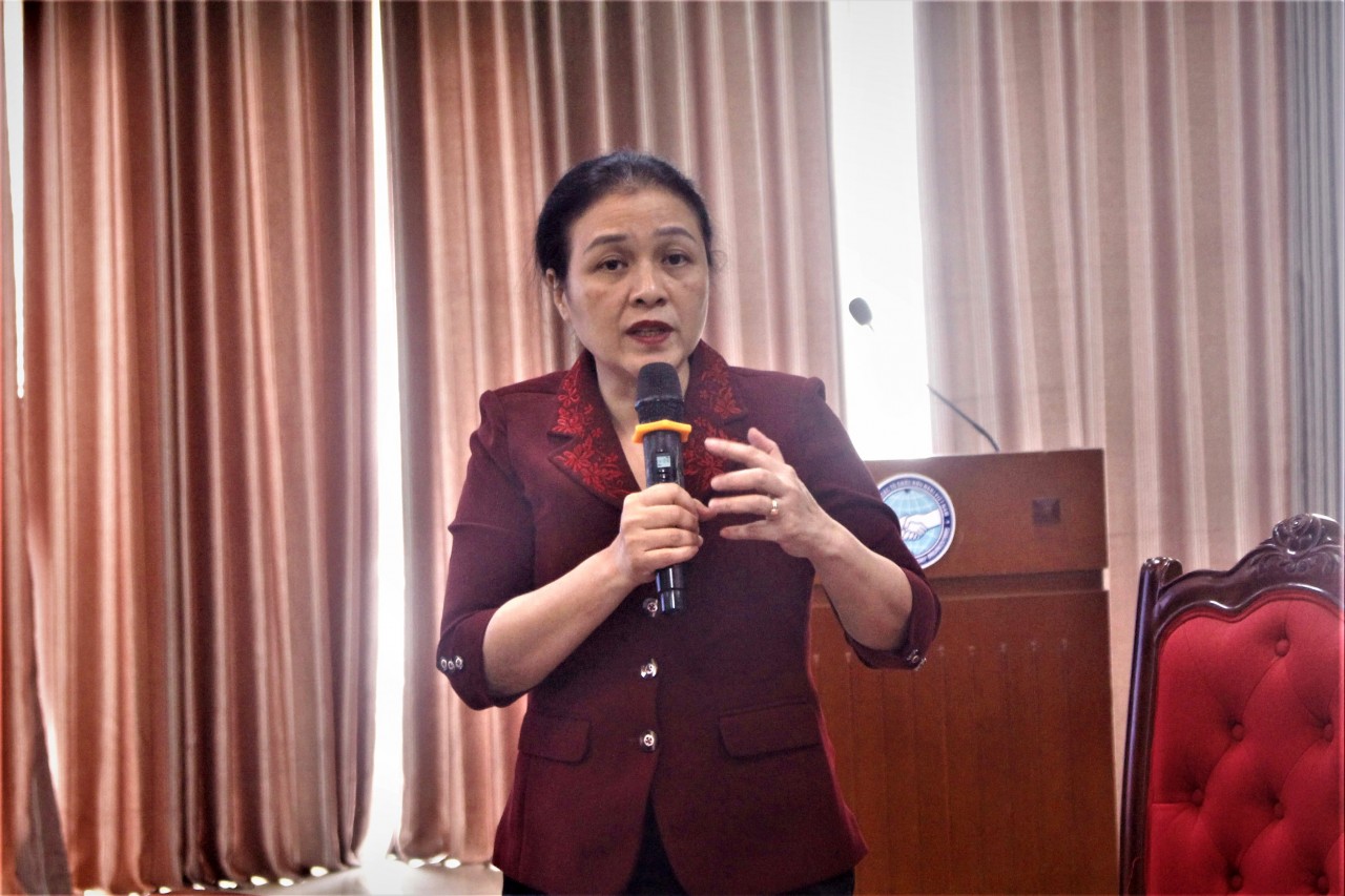 Chủ tịch Liên hiệp các tổ chức hữu nghị Việt Nam Nguyễn Phương Nga phát biểu tại tọa đàm (Ảnh: Thành Luân). Chủ tịch Liên hiệp các tổ chức hữu nghị Việt Nam Nguyễn Phương Nga phát biểu tại tọa đàm (Ảnh: Thành Luân).