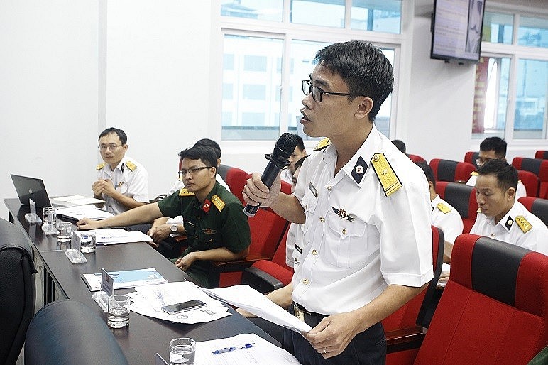 Delegates participated in the discussion at the workshop (Photo: Vietnam Navy Newspaper). Delegates participated in the discussion at the workshop (Photo: Vietnam Navy Newspaper).