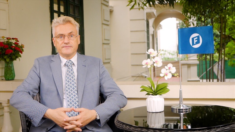 GS.TS Andreas Stoffers, Giám đốc Quốc gia của Viện Friedrich Naumann Foundation (FNF) tại Việt Nam.