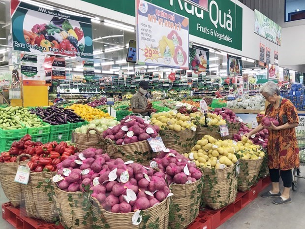 US fruits introduced at MM Mega Market. Photo: VNA US fruits introduced at MM Mega Market. Photo: VNA
