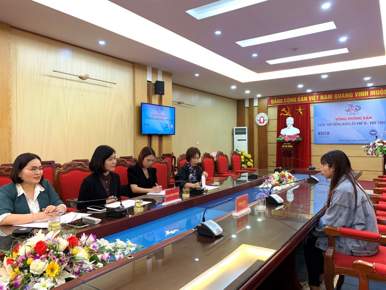 30 thí sinh tham dự chung kết Cuộc thi tiếng Hàn Quốc lần thứ II - Phú Thọ năm 2022 30 thí sinh tham dự chung kết Cuộc thi tiếng Hàn Quốc lần thứ II - Phú Thọ năm 2022