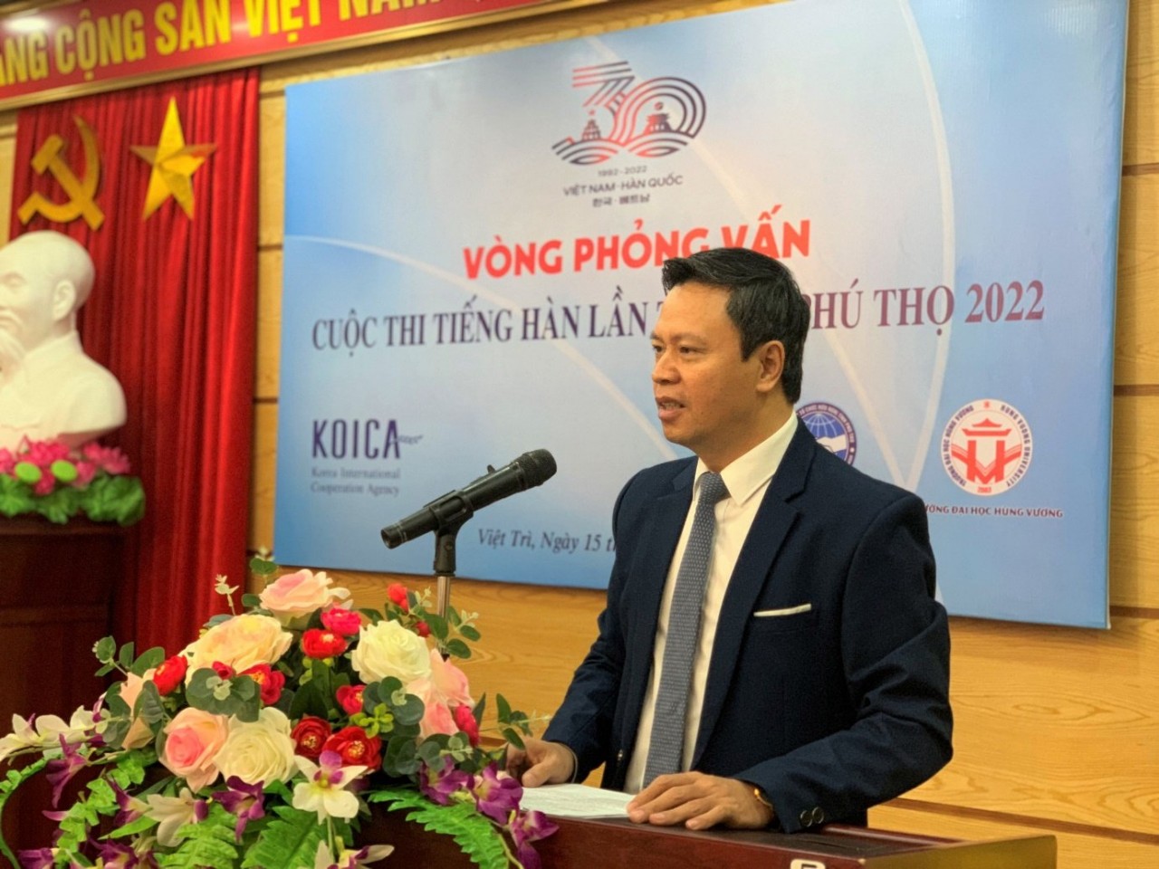 30 thí sinh tham dự chung kết Cuộc thi tiếng Hàn Quốc lần thứ II - Phú Thọ năm 2022 30 thí sinh tham dự chung kết Cuộc thi tiếng Hàn Quốc lần thứ II - Phú Thọ năm 2022