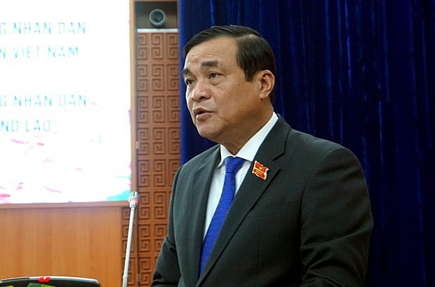 Phan Viet Cuong, Chairman of the People’s Council of Quang Nam, speaks at the meeting. Photo: VNA Phan Viet Cuong, Chairman of the People’s Council of Quang Nam, speaks at the meeting. Photo: VNA