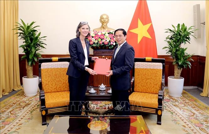 Bộ trưởng Bộ Ngoại giao tiếp Đại diện thường trú UNDP tại Việt Nam Bộ trưởng Bộ Ngoại giao tiếp Đại diện thường trú UNDP tại Việt Nam