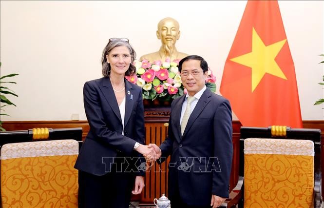 Bộ trưởng Bộ Ngoại giao tiếp Đại diện thường trú UNDP tại Việt Nam Bộ trưởng Bộ Ngoại giao tiếp Đại diện thường trú UNDP tại Việt Nam