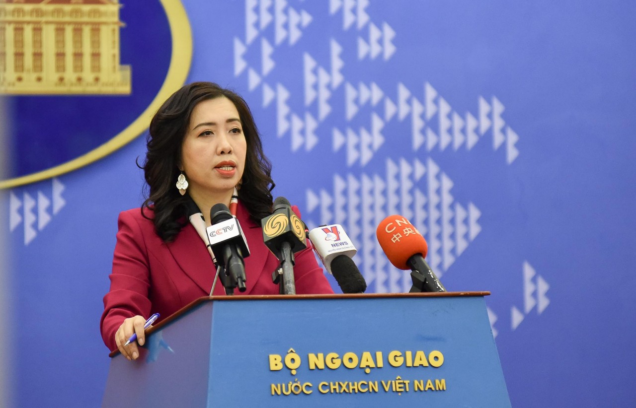 Việt Nam lên tiếng về tiến trình đàm phán Bộ Quy tắc ứng xử của các bên ở Biển Đông Việt Nam lên tiếng về tiến trình đàm phán Bộ Quy tắc ứng xử của các bên ở Biển Đông