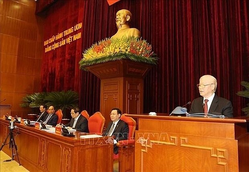Party General Secretary Nguyen Phu Trong speaking at the conference (Photo: VNA) Party General Secretary Nguyen Phu Trong speaking at the conference (Photo: VNA)