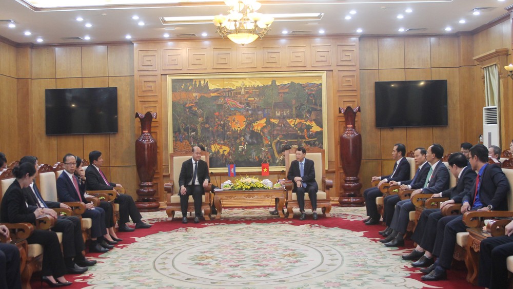 Chủ tịch UBND tỉnh Lê Ánh Dương tiếp Đoàn đại biểu cấp cao T.Ư Hội Liên hiệp Thanh niên Campuchia Chủ tịch UBND tỉnh Lê Ánh Dương tiếp Đoàn đại biểu cấp cao T.Ư Hội Liên hiệp Thanh niên Campuchia