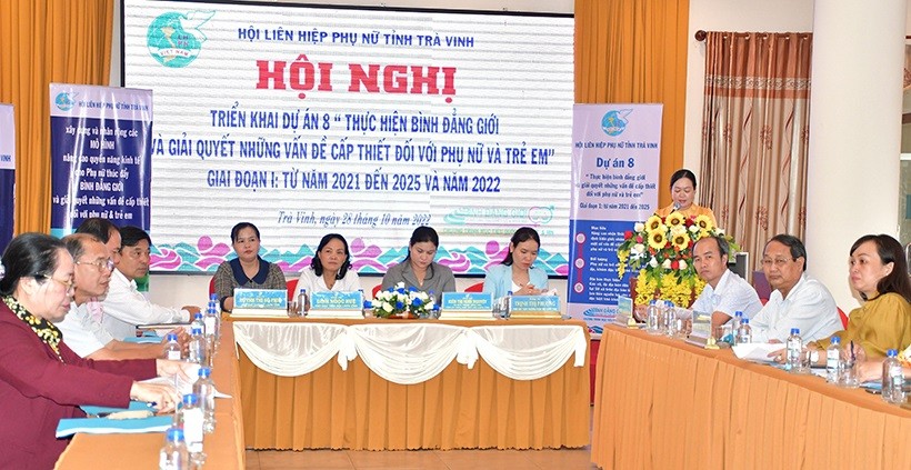 Trà Vinh thực hiện bình đẳng giới và giải quyết những vấn đề cấp thiết đối với phụ nữ và trẻ em Trà Vinh thực hiện bình đẳng giới và giải quyết những vấn đề cấp thiết đối với phụ nữ và trẻ em