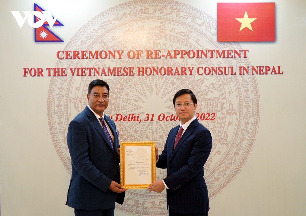 Bổ nhiệm Lãnh sự danh dự Việt Nam tại Nepal cho ông Rajesh Kazi Shrestha Bổ nhiệm Lãnh sự danh dự Việt Nam tại Nepal cho ông Rajesh Kazi Shrestha