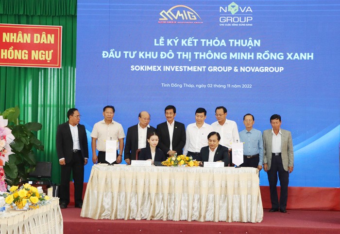 Tập đoàn Sokimex (Campuchia) và NovaGroup hợp tác đầu tư khu đô thị thông minh tại Đồng Tháp Tập đoàn Sokimex (Campuchia) và NovaGroup hợp tác đầu tư khu đô thị thông minh tại Đồng Tháp
