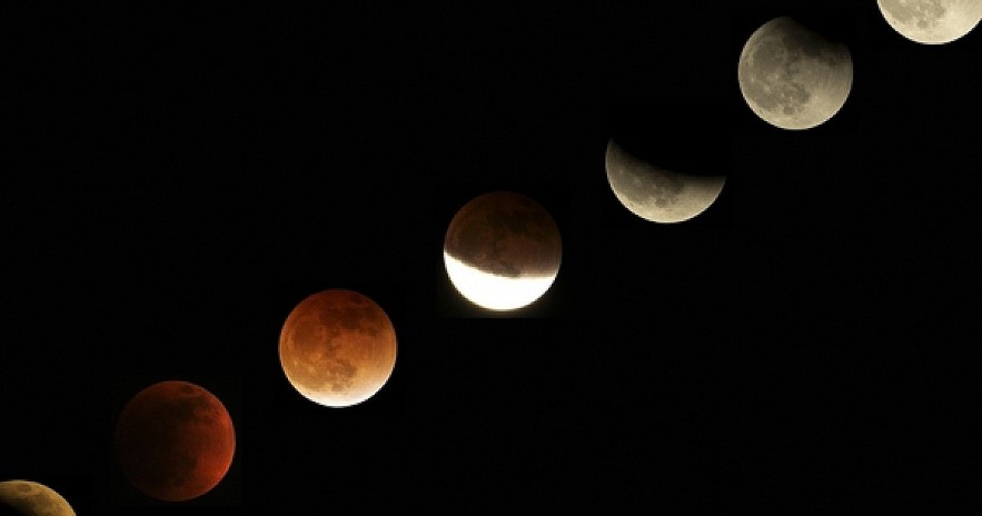 Vietnamese people will hace chance to admire blood moon lunar eclipse on November 8. Photo: NPR