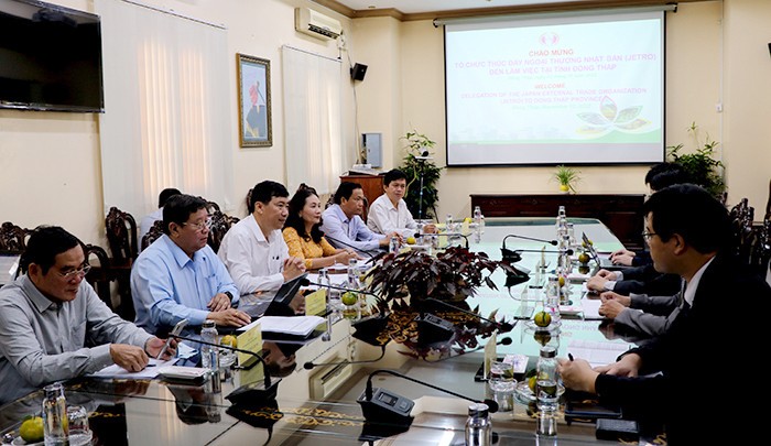 Tổ chức Thúc đẩy Ngoại thương Nhật Bản tìm hiểu cơ hội đầu tư tại Đồng Tháp Tổ chức Thúc đẩy Ngoại thương Nhật Bản tìm hiểu cơ hội đầu tư tại Đồng Tháp