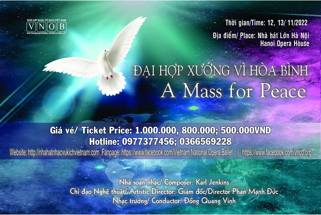 VNOB’s Grand Choir for Peace launched to the Vietnamese public can be considered a new breakthrough in gradually bringing domestic audiences closer to the world’s elite academic art. VNOB’s Grand Choir for Peace launched to the Vietnamese public can be considered a new breakthrough in gradually bringing domestic audiences closer to the world’s elite academic art.