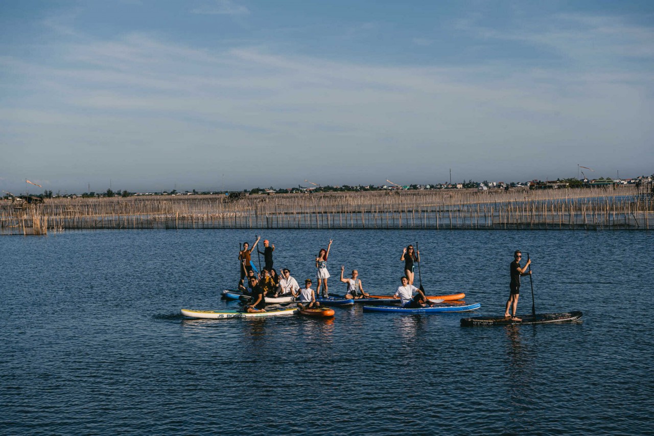 The beautiful scenery of Chuon lagoon. Photo: Vu Bao Khanh The beautiful scenery of Chuon lagoon. Photo: Vu Bao Khanh