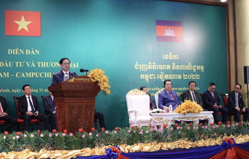Tăng cường tính kết nối, bổ trợ giữa 2 nền kinh tế Việt Nam và Campuchia Tăng cường tính kết nối, bổ trợ giữa 2 nền kinh tế Việt Nam và Campuchia