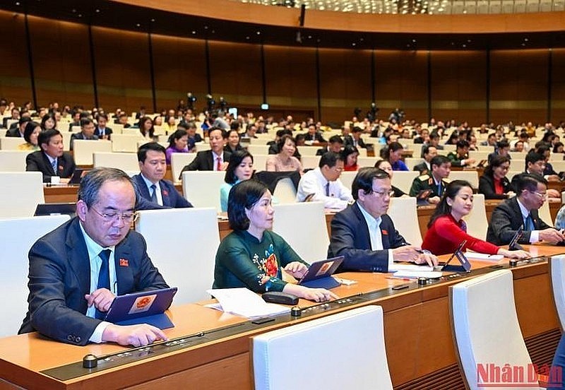 The plenary sitting of the National Assembly on November 15 (Photo: NDO/Duy Linh) The plenary sitting of the National Assembly on November 15 (Photo: NDO/Duy Linh)