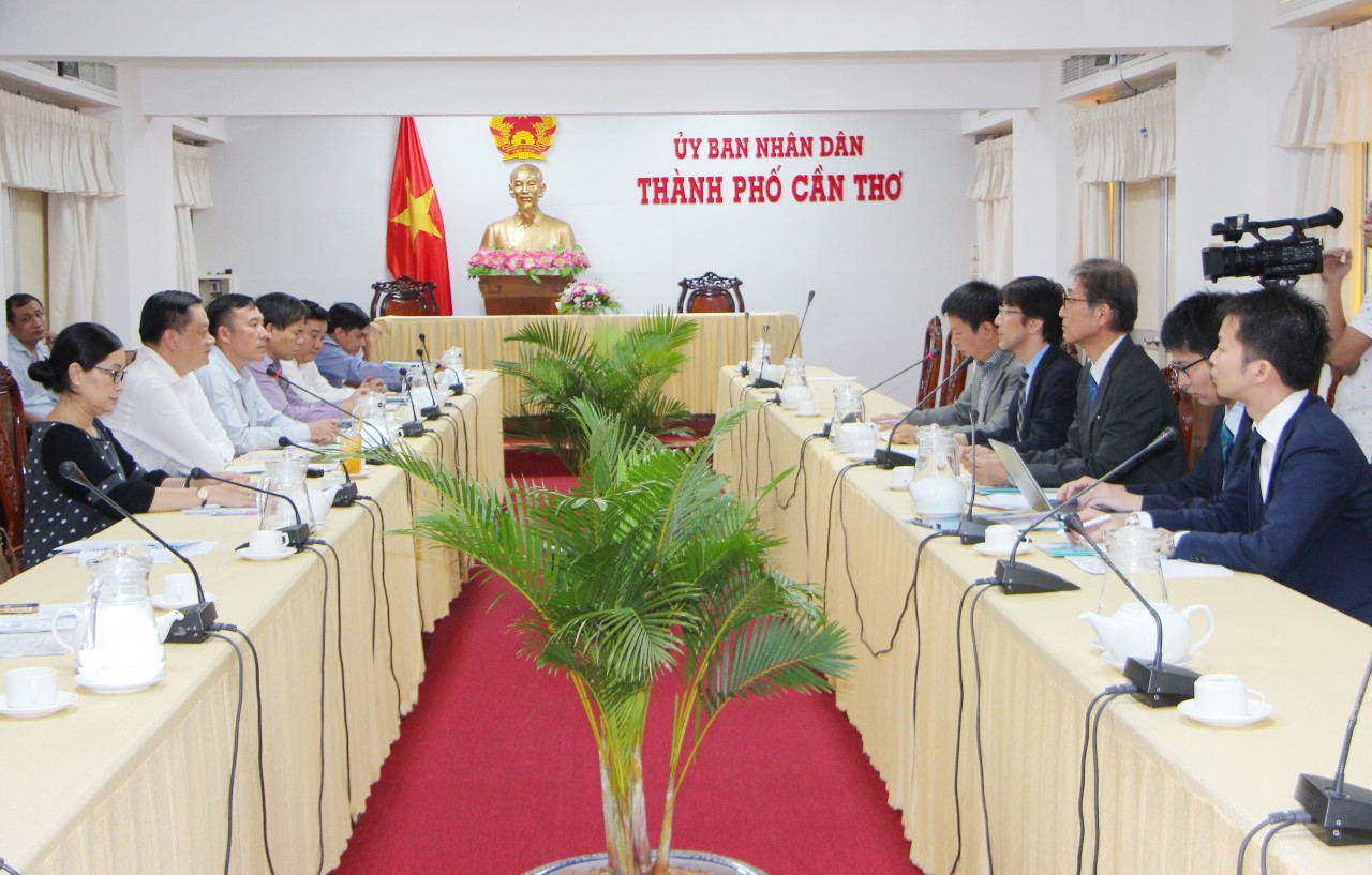Tổ chức JETRO (Nhật Bản) tìm hiểu thông tin về môi trường đầu tư tại TP Cần Thơ Tổ chức JETRO (Nhật Bản) tìm hiểu thông tin về môi trường đầu tư tại TP Cần Thơ