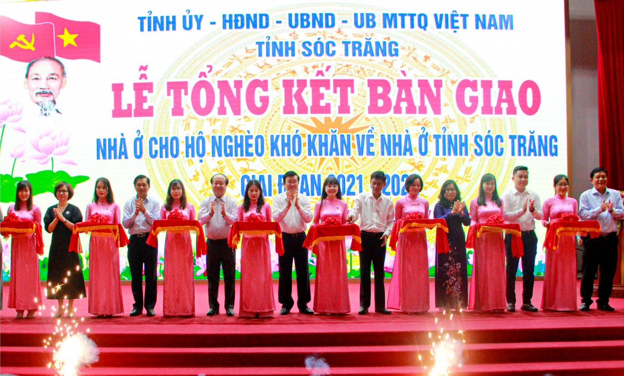 Sóc Trăng: Bàn giao 3.496 mái ấm cho các gia đình khó khăn về nhà ở Sóc Trăng: Bàn giao 3.496 mái ấm cho các gia đình khó khăn về nhà ở