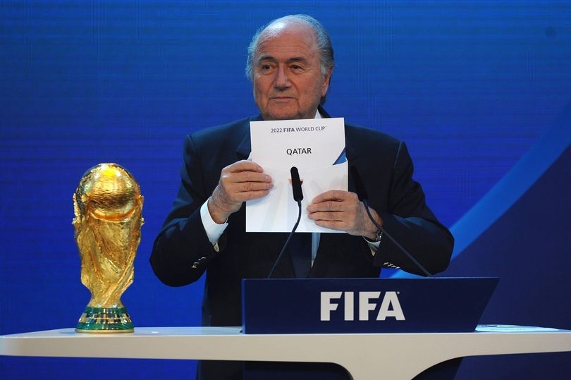Former FIFA President Joseph S Blatter names Qatar as the winning hosts of 2022 back in 2010 (Image: Laurence Griffiths/Getty Images) Former FIFA President Joseph S Blatter names Qatar as the winning hosts of 2022 back in 2010 (Image: Laurence Griffiths/Getty Images)