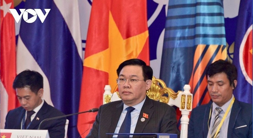 NA Chairman Vuong Dinh Hue attends the 43rd General Assembly of ASEAN Inter-Parliamentary Assembly (AIPA-43)’s first plenary session in Phnom Penh, Cambodia. NA Chairman Vuong Dinh Hue attends the 43rd General Assembly of ASEAN Inter-Parliamentary Assembly (AIPA-43)’s first plenary session in Phnom Penh, Cambodia.