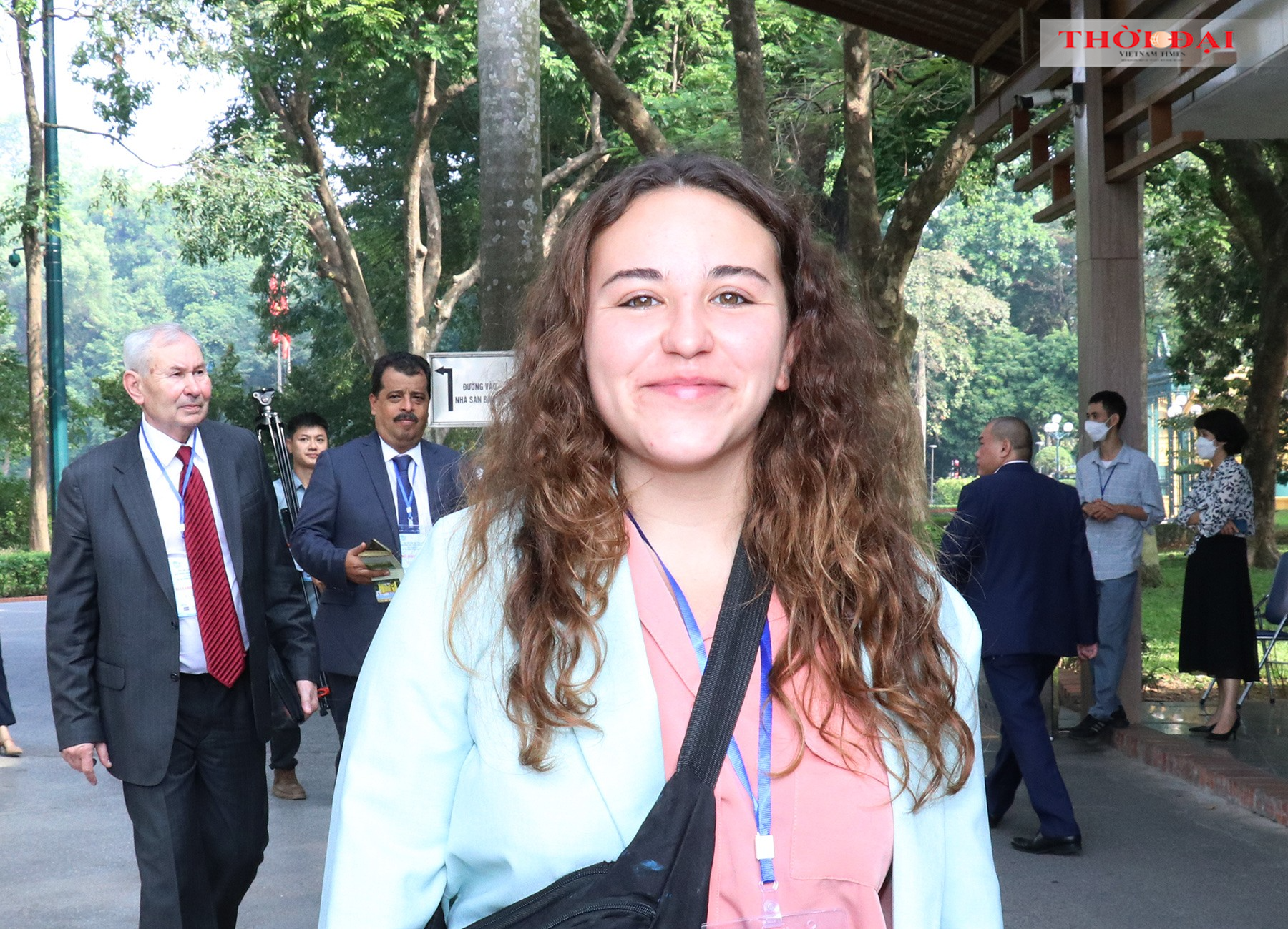 Bà Julie Das Neves Femal, thành viên Ủy ban Quốc gia Hội đồng Hòa bình & Hợp tác Bồ Đào Nha (Ảnh: Thu Hà).