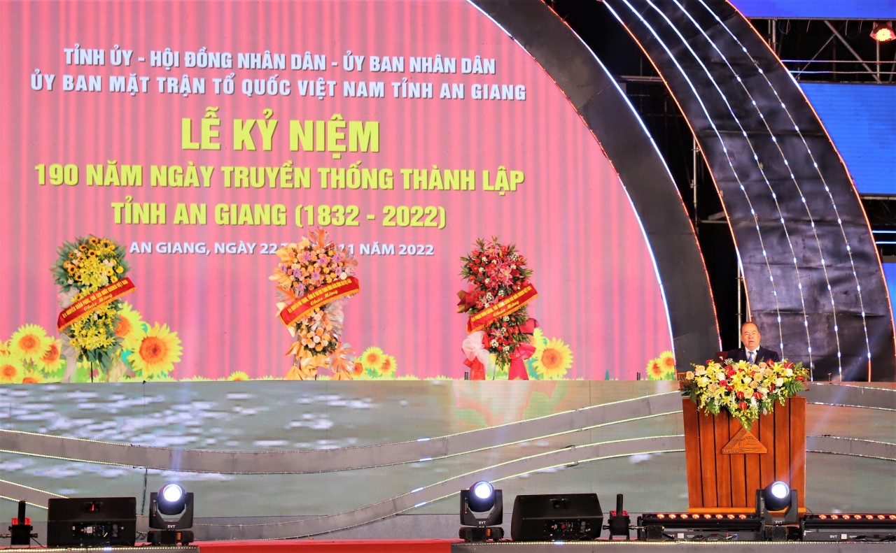 An Giang long trọng tổ chức kỷ niệm 190 năm thành lập tỉnh An Giang long trọng tổ chức kỷ niệm 190 năm thành lập tỉnh