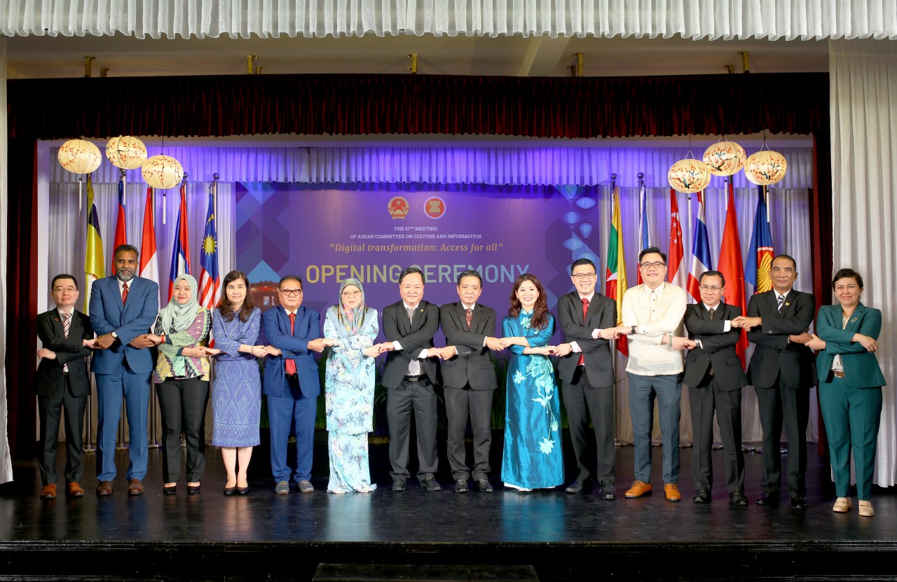 Khai mạc Hội nghị lần thứ 57 Ủy ban Văn hóa - Thông tin ASEAN Khai mạc Hội nghị lần thứ 57 Ủy ban Văn hóa - Thông tin ASEAN