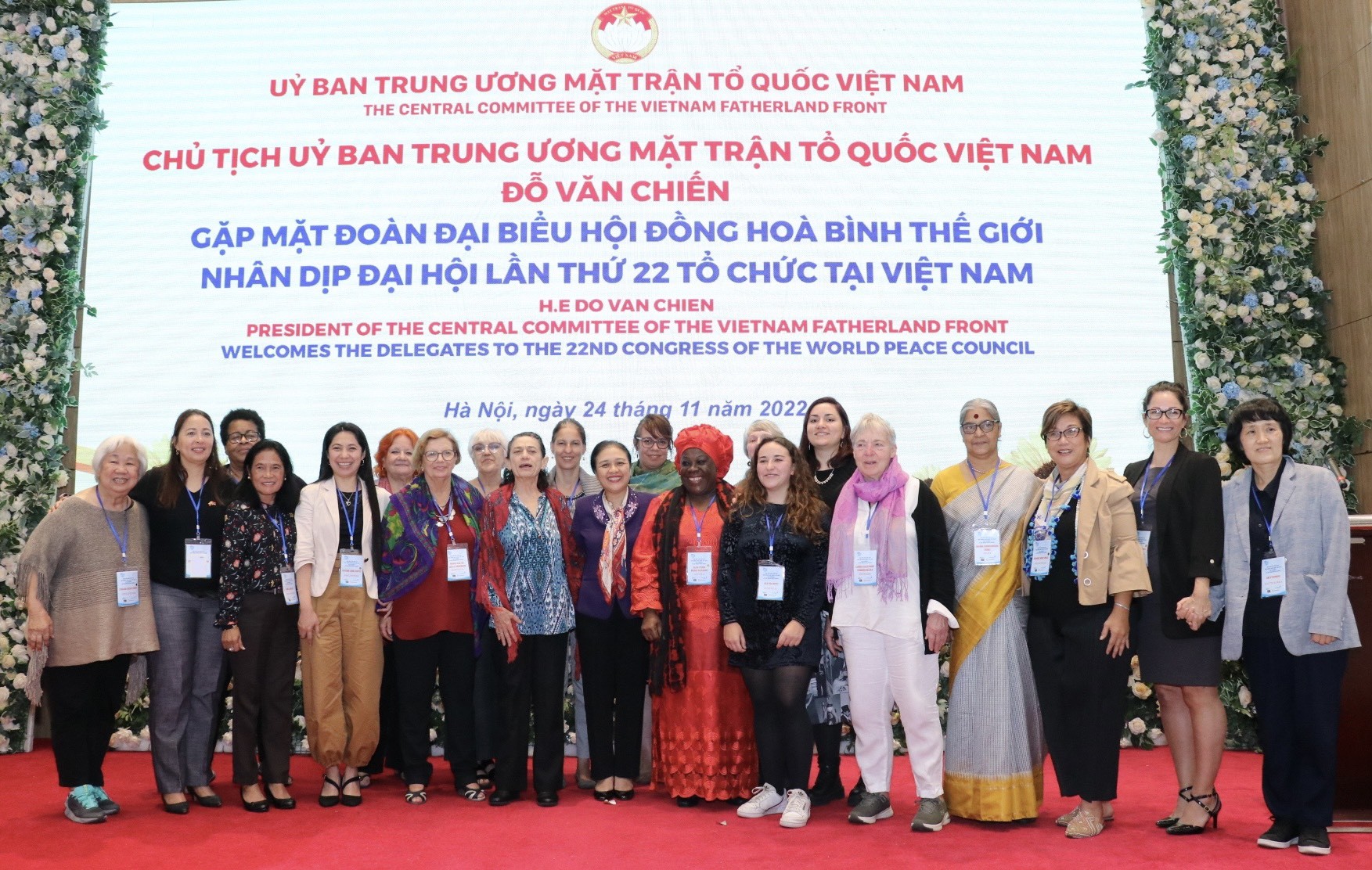 Mặt trận Tổ quốc Việt Nam và Hội đồng Hòa bình thế giới cần tăng cường hợp tác vì hòa bình Mặt trận Tổ quốc Việt Nam và Hội đồng Hòa bình thế giới cần tăng cường hợp tác vì hòa bình