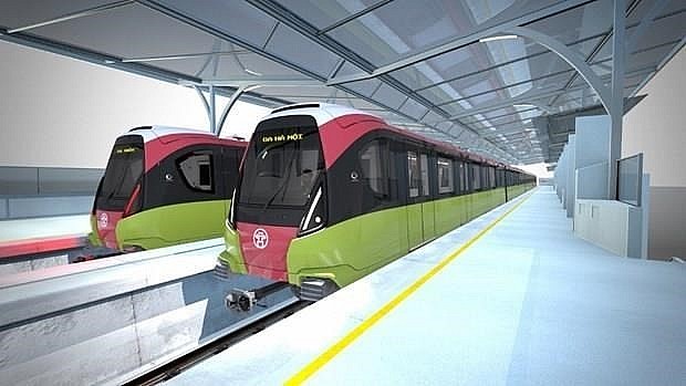 Design of the Nhon-Hanoi Station urban railway line (Photo courtesy of the Hanoi Urban Railway Project Management Board) Design of the Nhon-Hanoi Station urban railway line (Photo courtesy of the Hanoi Urban Railway Project Management Board)