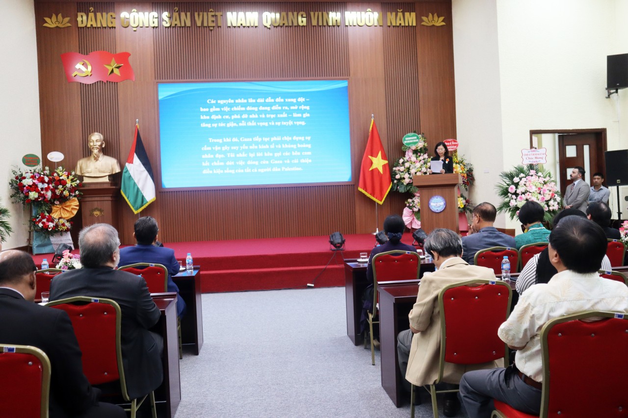 Việt Nam đoàn kết và ủng hộ sự nghiệp đấu tranh chính nghĩa của nhân dân Palestine