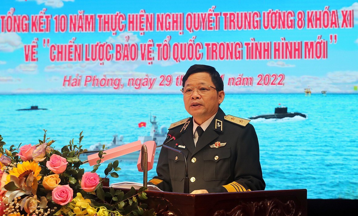 Quân chủng Hải quân tổng kết 10 năm ‘Chiến lược bảo vệ Tổ quốc trong tình hình mới’ Quân chủng Hải quân tổng kết 10 năm ‘Chiến lược bảo vệ Tổ quốc trong tình hình mới’