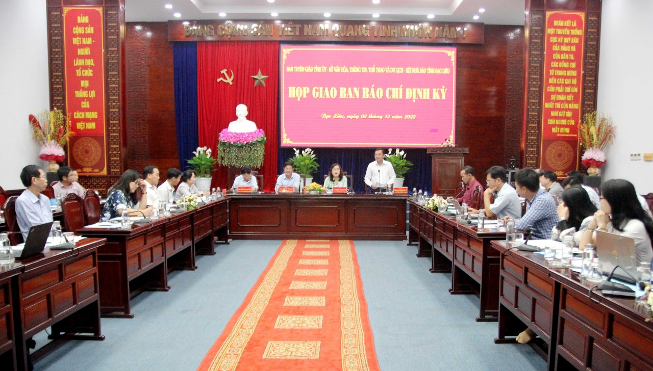 Bạc Liêu sẽ tái lập lại 2 sở trong năm 2023 Bạc Liêu sẽ tái lập lại 2 sở trong năm 2023