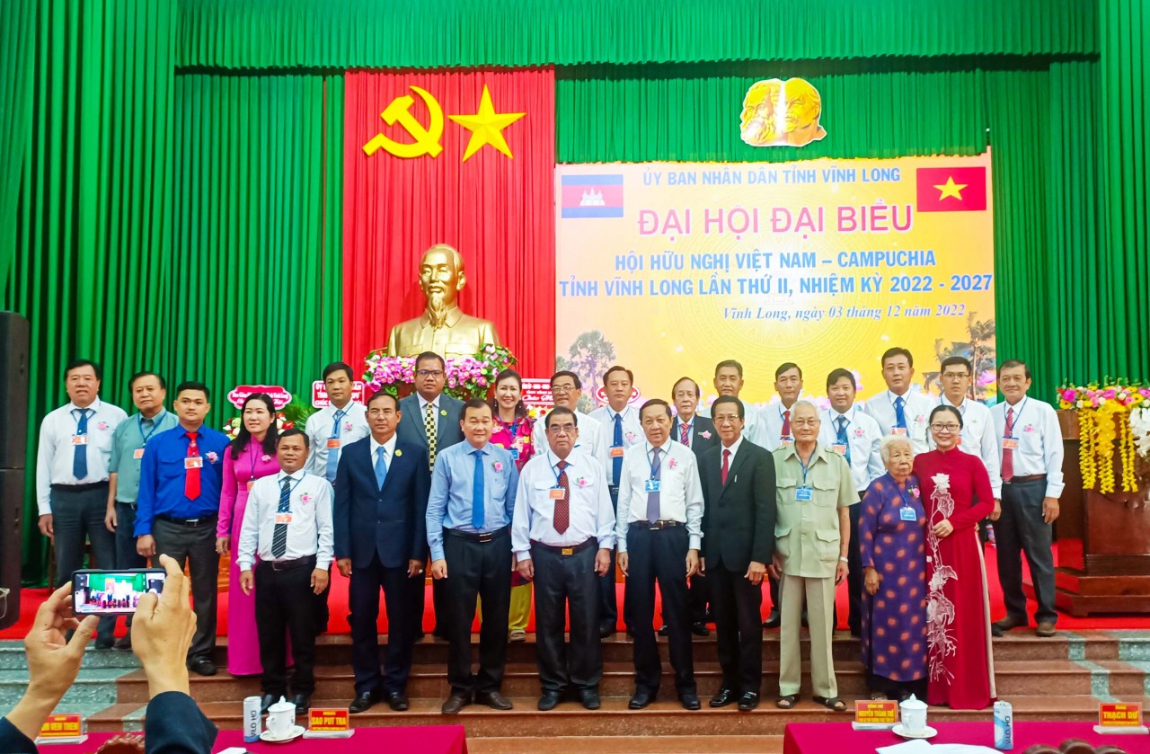 Đại hội đại biểu Hội Hữu nghị Việt Nam - Campuchia tỉnh Vĩnh Long nhiệm kỳ 2022 - 2027 Đại hội đại biểu Hội Hữu nghị Việt Nam - Campuchia tỉnh Vĩnh Long nhiệm kỳ 2022 - 2027