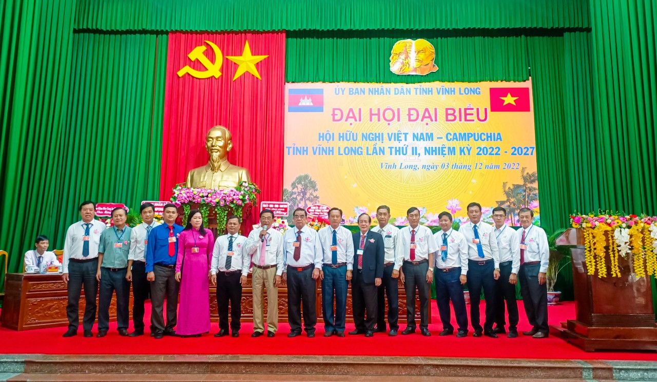 Đại hội đại biểu Hội Hữu nghị Việt Nam - Campuchia tỉnh Vĩnh Long nhiệm kỳ 2022 - 2027 Đại hội đại biểu Hội Hữu nghị Việt Nam - Campuchia tỉnh Vĩnh Long nhiệm kỳ 2022 - 2027